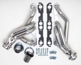 Hedman Street Headers 69016 Headers, Street, Mid-Length, Steel, Silver Ceramic Coated, Chevy, Small Block, Pair thumbnail 1