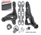 Hedman Specialty and Engine Swap Headers 69673 Headers, Swap, Mid-Length, Steel, Black Ceramic Coated, Jeep, Pair thumbnail 2