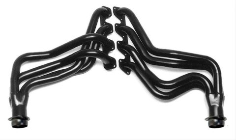 Hedman Elite Extreme-Duty Headers 83218 Headers, Extreme-Duty, Long Tube, Steel, Black Ceramic Coated, Ford, 351M, 400, Pair thumbnail 3