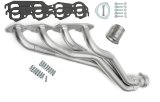 Hedman Elite Extreme-Duty Headers 69850 Headers, Extreme-Duty, Long Tube, Steel, Silver Ceramic Coated, Chevy, GMC, 7.4L, Pair thumbnail 4