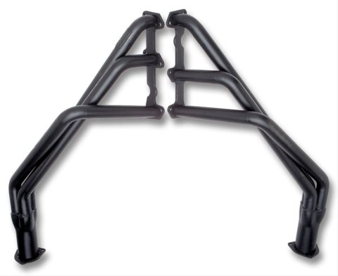 Hedman Specialty and Engine Swap Headers for 1965-1971 CJ5, CJ6 - 69420 Headers, Swap, Fenderwell Exit, Steel, Temporary Paint, Jeep, GM 3.8L, Pair thumbnail 3