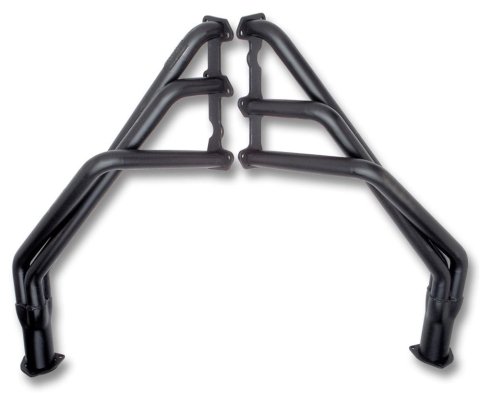 Hedman Specialty and Engine Swap Headers for 1965-1971 CJ5, CJ6 - 69420 Headers, Swap, Fenderwell Exit, Steel, Temporary Paint, Jeep, GM 3.8L, Pair thumbnail 4