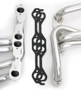 Hedman Elite Extreme-Duty Headers 69890 Headers, Extreme-Duty, Long Tube, Steel, Silver Ceramic Coated, Chevy, GMC, Small Block, Pair thumbnail 5