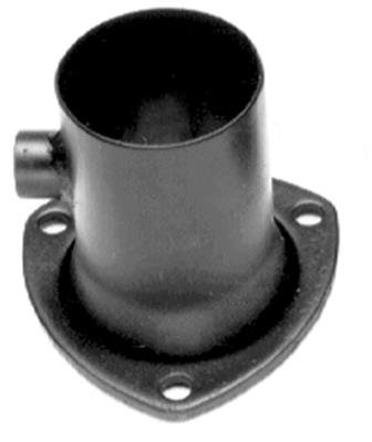 Hedman Oxygen Sensor Reducers with 2.25 Inch Outlet 21107 Header Reducer, Bung, 3-Bolt Flange, 3 in. Inlet, in. Outlet, Steel, Natural, Each thumbnail 2