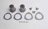 Hedman Header Reducers with 2.5 Inch Outlet 21110 Reducers, 3-Bolt Flange, 3 in. Inlet, in. Outlet, Steel, Aluminized, Pair thumbnail 1