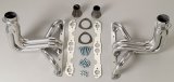 Hedman Street Headers 68286 Headers, Street, Long Tube, Side Mount, Steel, Silver Ceramic Coated, Chevy, 305, 327, 350, Pair thumbnail 5