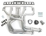 Hedman Street Headers 99606 Header, Street, Long Tube, Steel, Silver Ceramic Coated, Jeep, 232, 258, Each thumbnail 1
