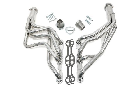 Hedman Street Headers 68676 Headers, Street, Long Tube, Steel, Silver Ceramic Coated, Chevy, Small Block, Pair thumbnail 7