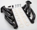 Hedman 304 Stainless Steel Headers 82603 Headers, Shorty, Steel, Black Ceramic Coated, Ford, Pair thumbnail 1