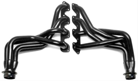 Hedman Street Headers 89333 Headers, Street, Long Tube, Steel, Black Ceramic Coated, Ford, Pair thumbnail 2