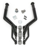 Hedman Specialty and Engine Swap Headers 69033 Headers, Swap, Long Tube, Steel, Black Ceramic Coated, Chevy, GMC, Small Block, Angle Plug, Pair thumbnail 5