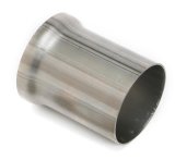 Hedman Header Reducers with 2.5 Inch Outlet 22129 Reducers, Stainless, Natural, Ball and Socket Flange, in. Collector, in. Reducer Outlet, Pair thumbnail 1