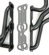 Hedman Street Headers 28140 Headers, Street, Long Tube Stepped, Steel, Temporary Paint, Pontiac, 326-455, Pair thumbnail 3