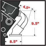 Hedman Traditional Block Hugger Headers for 1923-1949 STREET ROD - 68520 Headers, Traditional, Hugger, Steel, Temporary Paint, Small LS, Pair thumbnail 8