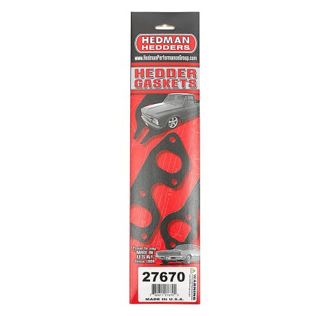 Hedman Header Gaskets 27670 Exhaust Gaskets, Header, High-Temperature, Stock Port, Chevy, GMC, 4.3L V6, Pair thumbnail 2