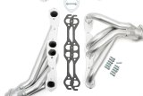 Hedman Elite Extreme-Duty Headers 68478 Headers, Extreme-Duty, Mid-Length, Steel, Silver Ceramic Coated, Chevy, Pontiac, 5.0L, 5.7L, Pair thumbnail 3
