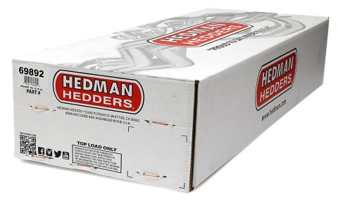 Hedman Elite Extreme-Duty Headers 69892 Headers, Extreme-Duty, Long Tube, Steel, Silver Ceramic Coated, Chevy, GMC, Small Block, Pair thumbnail 2