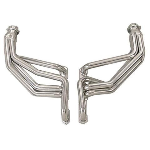Hedman Street Headers 69086 Headers, Street, Long Tube, Steel, Silver Ceramic Coated, Chevy, GMC, Small Block, Pair thumbnail 4