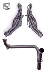 Hedman Street Headers 61476 Headers, Street, Mid-Length, Steel, Silver Ceramic Coated, Chevy, GMC, 5.0, 5.7L, Pair thumbnail 3