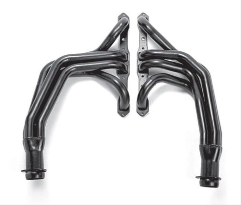 Hedman Street Headers 79253 Headers, Street, Long Tube, Steel, Black Ceramic Coated, Dodge, Plymouth, Pair thumbnail 3