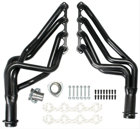 Hedman Street Headers 88300 Headers, Street, Long Tube, Steel, Temporary Paint, Ford, Mercury, Small Block Windsor, Pair thumbnail 3