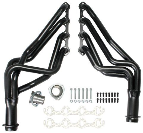 Hedman Street Headers 88300 Headers, Street, Long Tube, Steel, Temporary Paint, Ford, Mercury, Small Block Windsor, Pair thumbnail 4
