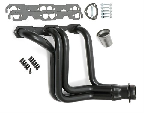 Hedman Street Headers 68230 Headers, Street, Long Tube, Steel, Temporary Paint, Chevy, 283, 327, Pair thumbnail 1