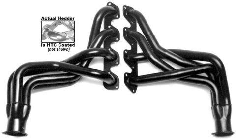Hedman Street Headers 89336 Headers, Street, Long Tube, Steel, Silver Ceramic Coated, Ford, 351M, Pair thumbnail 2
