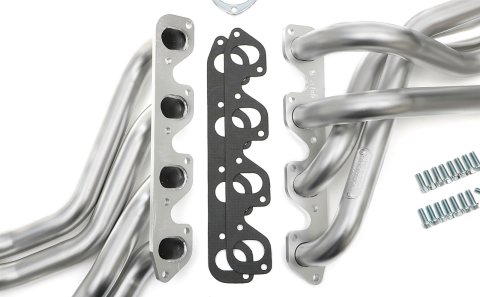 Hedman Elite Extreme-Duty Headers 89218 Headers, Extreme-Duty, Long Tube, Steel, Silver Ceramic Coated, Ford, 351M, 400, Pair thumbnail 3