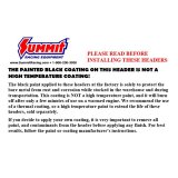 Hedman Street Headers 68280 Headers, Street, Long Tube, Side Mount, Steel, Temporary Paint, Chevy, 305, 327, 350, Pair thumbnail 8