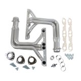 Hedman Street Headers 66311 Headers, Street, Long Tube, Steel, Silver Ceramic Coated, Buick, Oldsmobile, Pontiac, 5.0, 5.7L, Pair thumbnail 1