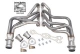 Hedman 304 Stainless Steel Headers 62276 Headers, Long Tube, Steel, Silver Ceramic Coated, Chevy, Small Block, Pair thumbnail 1