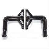 Hedman Street Headers 63307 Headers, Street, Long Tube, Steel, Black Ceramic Coated, Chevy, 327, 350, Pair thumbnail 3
