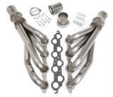 Hedman 304 Stainless Steel Headers 62740 Headers, Mid-Length, Steel, Natural, Chevrolet, GMC, Gen III/IV LS, Pair thumbnail 1