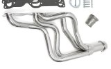 Hedman Street Headers 35266 Headers, Street, Long Tube, Steel, Silver Ceramic Coated, Pontiac, 326-455, Pair thumbnail 4