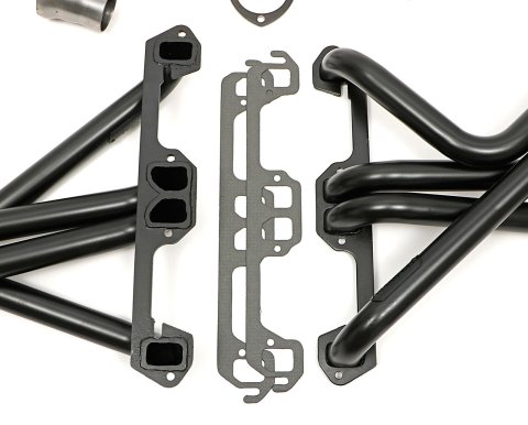 Hedman Street Headers 79013 Headers, Street, Long Tube, Steel, Black Ceramic Coated, Dodge, Pair thumbnail 1
