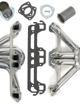 Hedman Tight Tubes Street Rod Headers 78506 Headers, Rod, Block Hugger, Steel, Silver Ceramic Coated, Dodge, Plymouth, Small Block, Pair thumbnail 5