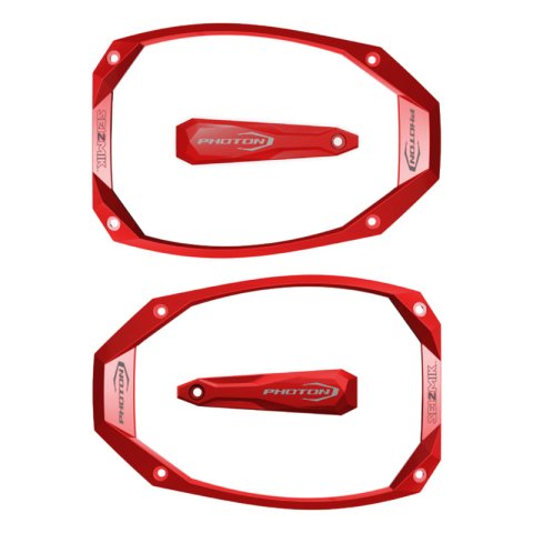 Seizmik Body Moldings 56-19019 PHOTON CAST ALUMINUM TRIM KIT - RED, SEIZMIK PHOTON SIDEVIEW MIRRORS thumbnail 1