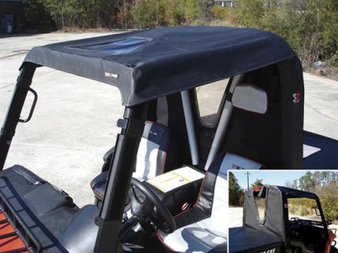 Seizmik UTV Mirrors 56-18019 Powersports Rear View Mirror, LED, Red and Green LED, ABS Housing, Powdercoated Aluminum Bezel, Stainless Hardware, UTV, Each thumbnail 1