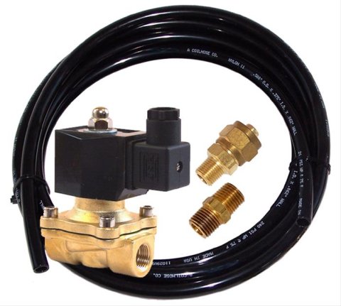Kleinn Vortex Heavy-Duty Brass Solenoid Valve Kits VX7003-HK Valve, Kit, Includes 3/8 in. NPT Inlet and Outlet Fittings, 12 ft. of 1/2 in. Tubing, Kit