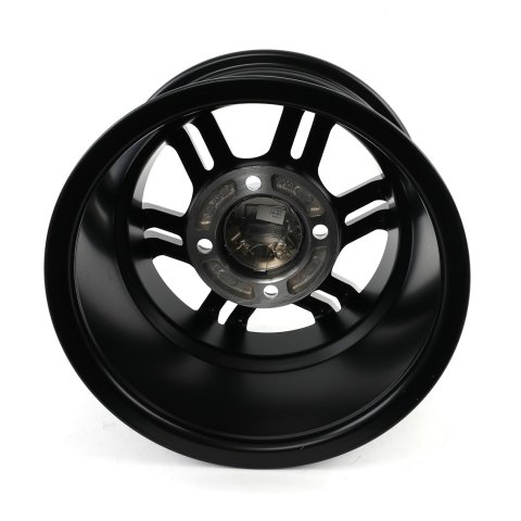 ITP SS212 Black Alloy Wheels 12x7 Wheel, SS212, Aluminum, Matte Black, 12 in. x 7.0 in., 4 x 110mm Bolt Circle, 5.00 in. Backspace, Each thumbnail 3