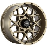 ITP Hurricane Storm Series Bronze Alloy Wheels 15x7 Wheel, Series, Aluminum, Matte Bronze, 15 in. x 7.00 in., 4 x 156mm Bolt Circle, 4.00 in. Backspacing, Each thumbnail 1