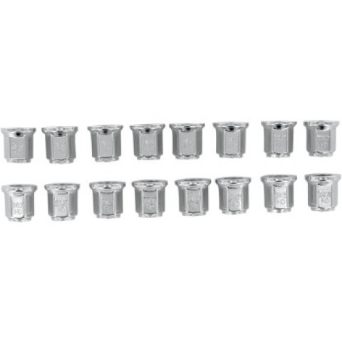 ITP Lug Nuts ALUG16BX Nuts, Flange Seat, 12mm x 1.25 RH Thread Size, Steel, Chrome, Set of 16 thumbnail 2