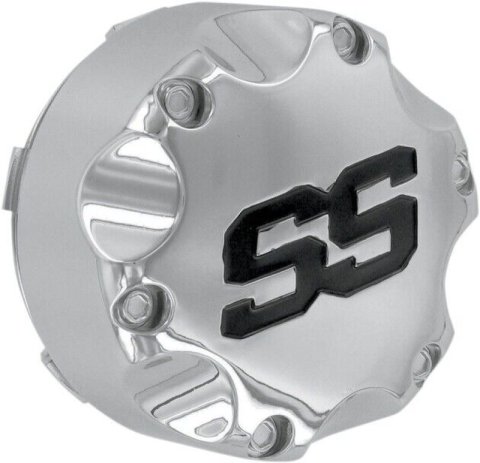 ITP Center Caps P156SS Cap, Snap-on, Closed, Plastic, Chrome, SS Logo, Each thumbnail 2