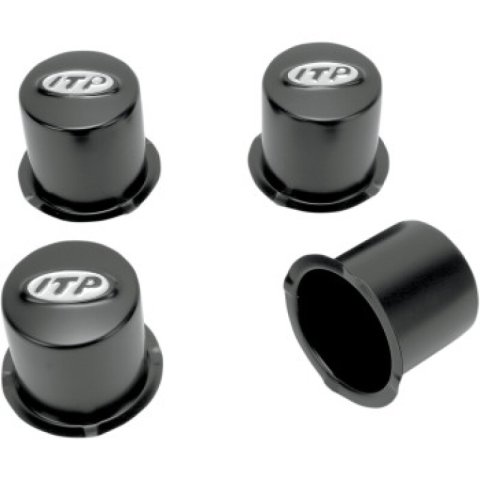 ITP Center Caps SM130BBX Caps, Push-through, Closed, Steel, Black, Logo, Set of 4 thumbnail 2