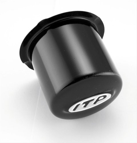 ITP Center Caps SM130BBX Caps, Push-through, Closed, Steel, Black, Logo, Set of 4 thumbnail 3