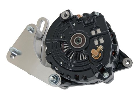 Powermaster Drag Race Alternator Kits 8-882 Alternator, Internal Regulator, 100 Amp, Snug Mount, Black, Chevy, Big Block, V8, Kit thumbnail 3