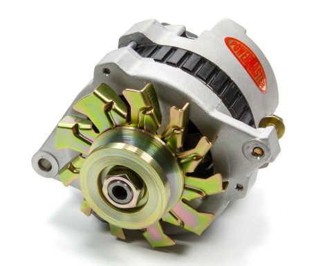Powermaster Race Alternators 8060 Alternator, Internal Regulator, 70 Amp, Natural, Buick, Oldsmobile, Pontiac, Chevy, GMC, Each thumbnail 1