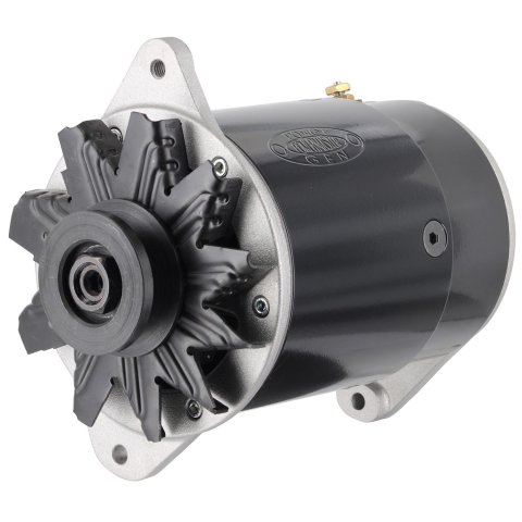 Powermaster PowerGEN Alternators 82117 Alternator, Alternators, 6V Negative Ground, 60 amps, Black, V-Belt Pulley, Each thumbnail 1