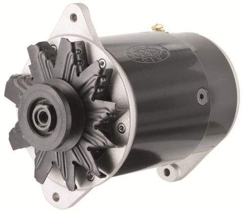 Powermaster PowerGEN Alternators 82117 Alternator, Alternators, 6V Negative Ground, 60 amps, Black, V-Belt Pulley, Each thumbnail 4